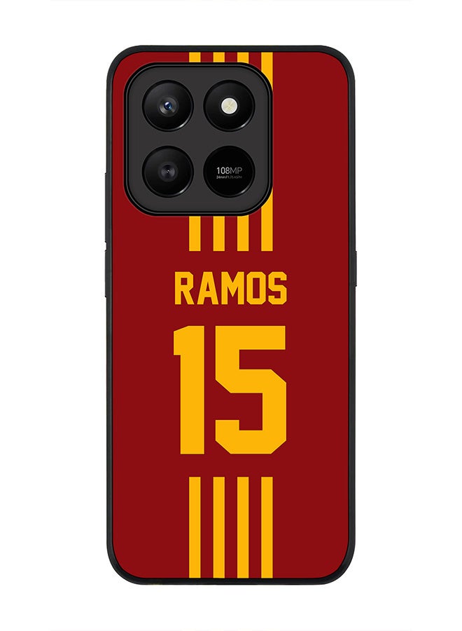 For Honor X7d 4G / X7d 5G / 400 Smart Case,Slim fit Camera Protection, Shockproof Thin Phone cover  - Football - Spain ,  Ramos